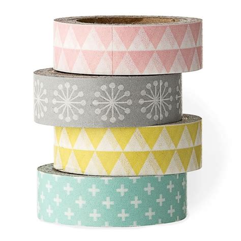 Set De 4 Masking Tape Pastels