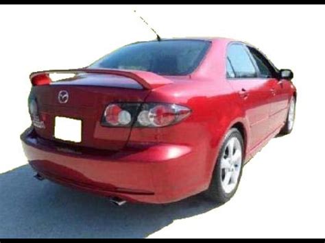 2003 2008 Mazda 6 Factory Style Rear Wing Spoiler