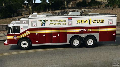 FDNY Rescue 1 [ELS] for GTA 4