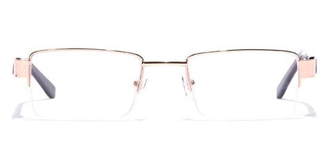 Nerdlane Clear Half Frame Rectangle Eyeglasses E25b0811 ₹1298