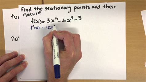 The Nature Of Stationary Points Part 1 Youtube