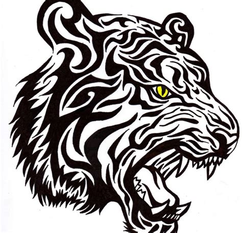 Image Result For Tigres Logo Tribal Tattoo Designs Tribal Tiger Tattoo