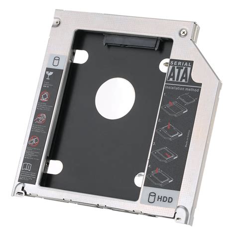 Sata Segundo Ssd Hdd Disco R Gido Caddy Bay Adaptador Da Gaveta