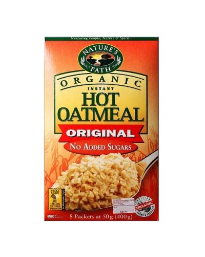 Buy Natures Path Organic Hot Oatmeal Original Case Of 6 14 Oz