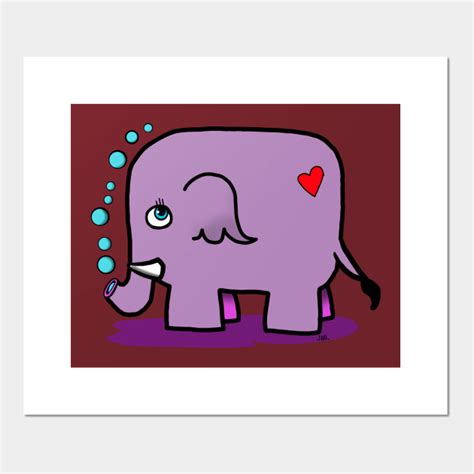 Elephant bubbles - Elephant - Posters and Art Prints | TeePublic