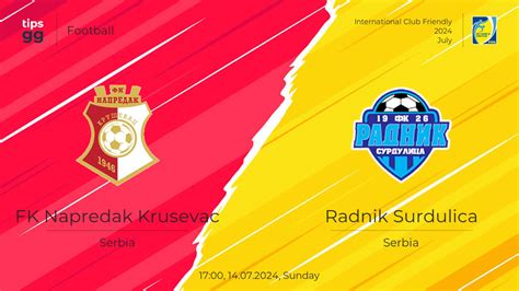 Watch Fk Napredak Krusevac Vs Radnik Surdulica Live Stream