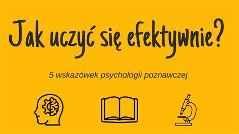 Jak Uczy Si Efektywnie Wskaz Wek Psychologii Poznawczej Brains