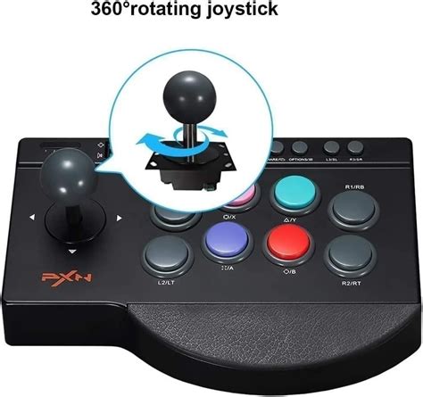 Ready Stock Arcade Fight Stick Pxn Wired Fighting Joystick Usb