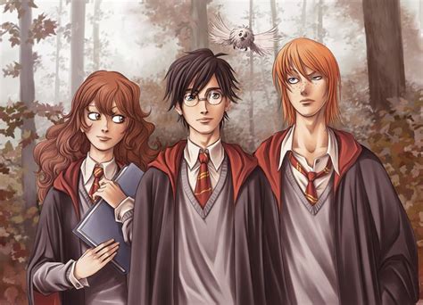 Hogwarts Alumni: Anime Harry Potter Trio