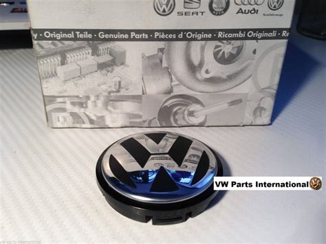 VW Golf MK2 MK3 MK4 VR6 R32 4x Wheel Center Centre Caps 55MM Genuine