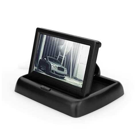 4 3 Inch TFT LCD Car Monitor Foldable Monitor Display Reverse Camera