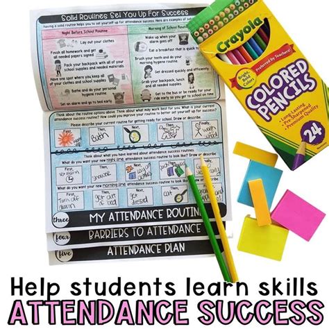 Improve Student Attendance and Decrease Truancy in School Printable Low