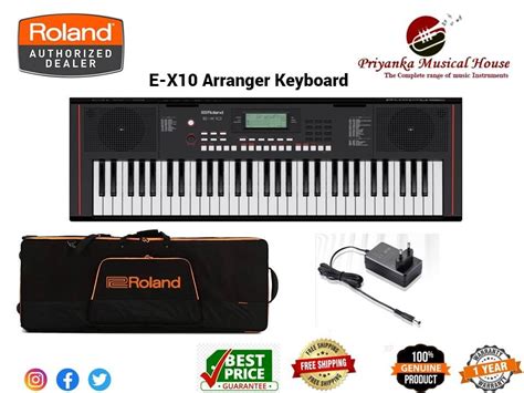 Roland E X10 61 Keys Arranger Keyboard At 15000 Piece In New Delhi