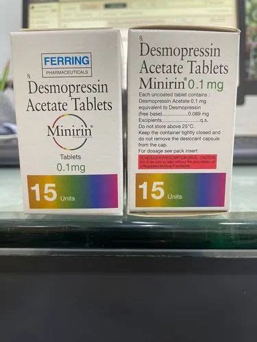 Minirin 0 1 Mg Tablets At Rs 480 Piece Desmopressin Acetate Tablet In