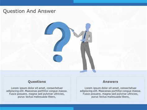 Question And Answer Powerpoint Template