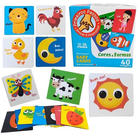 Brinquedos Para Estimular A Fala 2 Anos - Brinquedo De Bebê Educativo Para Estimular A Fala Cartões Montessori ...