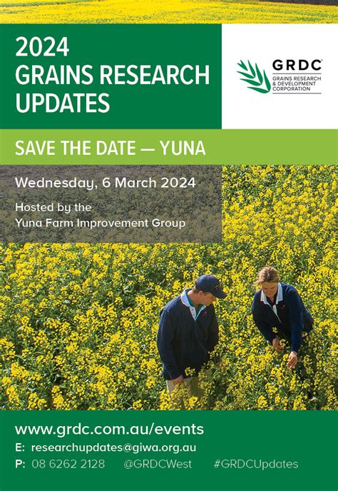 2024 Regional GRDC Grains Research Update Yuna Grain Industry