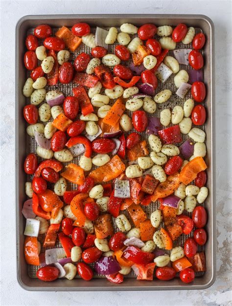 SHEET PAN GNOCCHI AND ROASTED VEGETABLES - New Recipes