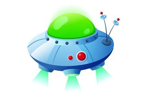 Alien Spaceship Icon. Cartoon Ufo Ship. Graphic by ladadikart ...