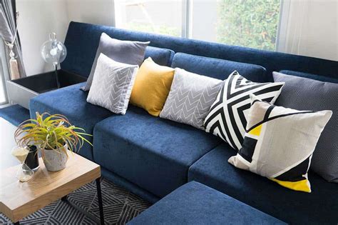 Navy Blue Sofa Decorating Ideas | Cabinets Matttroy