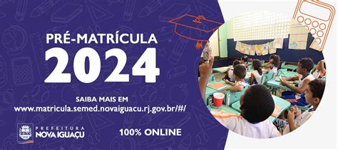 Nova Iguaçu primeira fase da pré matrícula escolar encerra na segunda