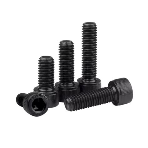 DIN912 Hex Socket Head Cap Screw With Grade 12 9 Black Zinc Hexagon