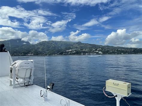 Papeete In The Rear View Mirror From The Ferry To Moorea Flickr