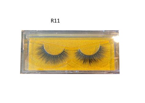 100 Siberian Real Mink Strip Lashes R11 Discount Eyelashes