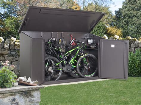 Electric Bike Storage x 3 | Outdoor bike storage, Secure bike storage ...