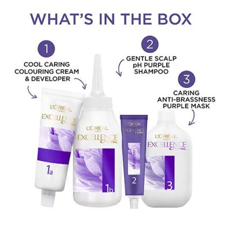 L'oreal Paris New Excellence Cool Creme Anti-Brassiness Permanent Hair ...