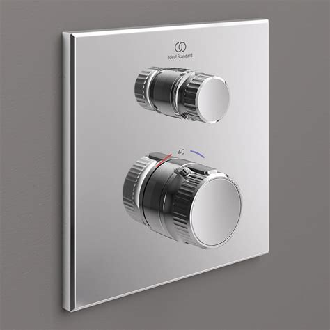 Ideal Standard Ceratherm Navigo Chrome Built In Thermostatic 1 Outlet