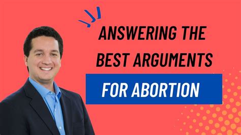 Answering Pro Choice Arguments W Trent Horn Youtube