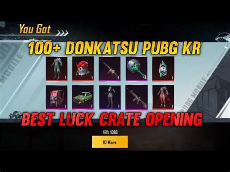 CRATE OPENING PUBG KR Best Luck Crate Opening PUBG Mobile Korea