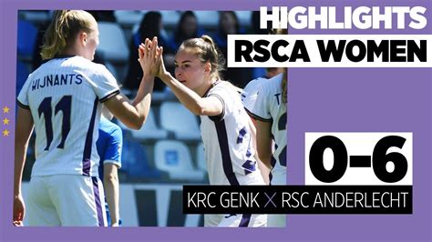 Highlights KRC Genk RSCA Women 2021 2022 YouTube