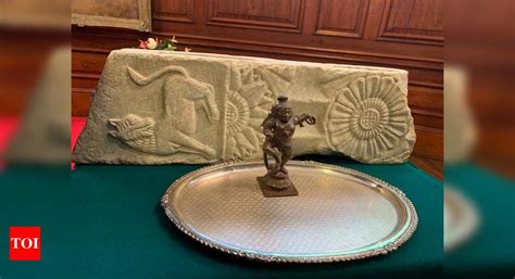 UK returns two rare artifacts to India | India News - Times of India