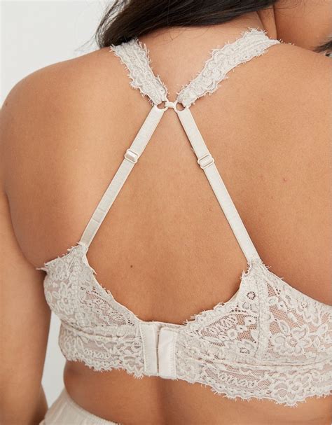 Bralette Aerie Eyelash Lace Acolchado Escotado Compra Online