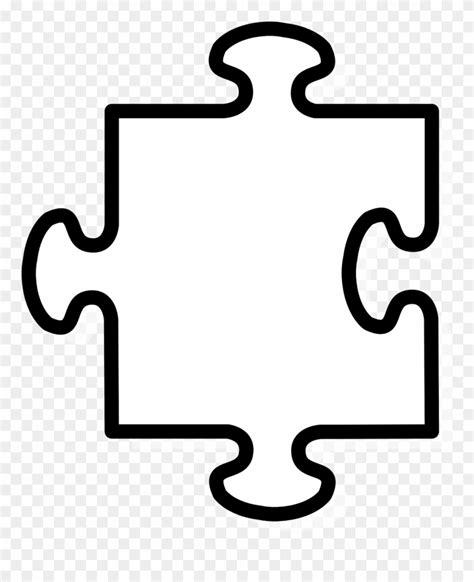 Puzzle Piece Drawing Outline Warehouse Of Ideas