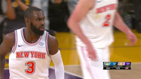 New York Knicks Vs Los Angeles Lakers January Youtube