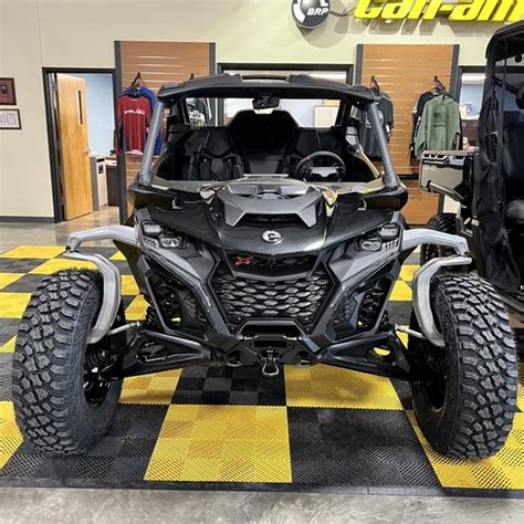 2024 Can Am Maverick R X RS With Smart Shox Triple Black Powersports