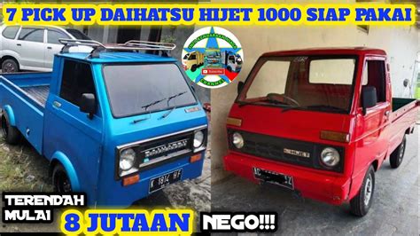 Harga Pick Up Daihatsu Hijet Bekas Murah Mulai Jutaan