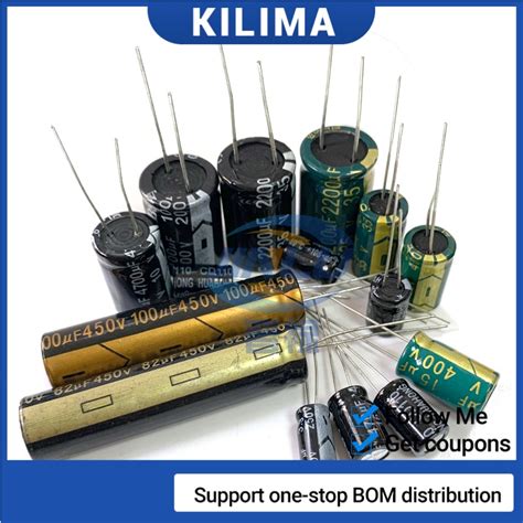 Pcs Aluminum Electrolytic Capacitor V Uf Uf Uf Uf Uf