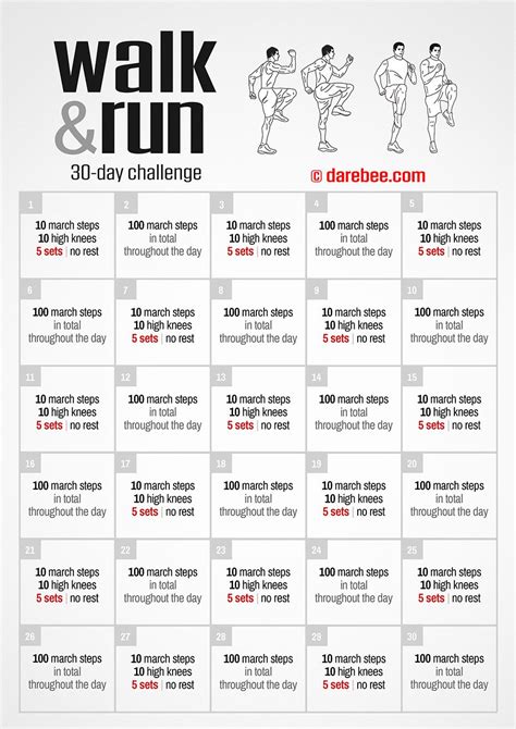 Walk & Run Challenge | Gym workout for beginners, Challenges, 30 day ...