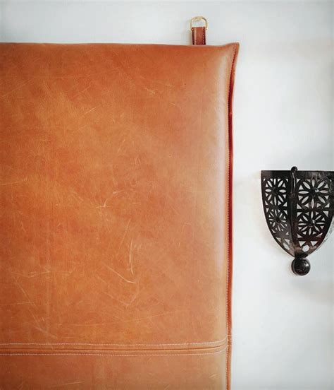 Hanging Leather Headboard Wall Leather Hanging Headboard Etsy