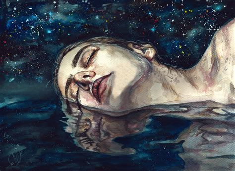 rexisky: “DREAM (Acrylic and Watercolor on Paper) by Lesya Poplavskaya ...