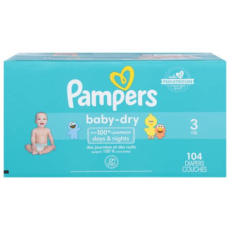 Save on Pampers Baby Dry Size 3 Diapers 16-28 lbs Order Online Delivery ...