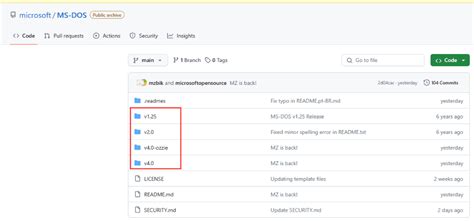 microsoft releases ms dos  code relive  dos era