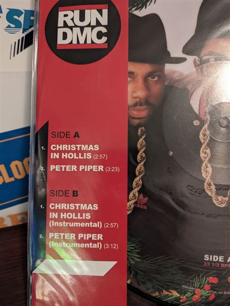 Run Dmc Christmas In Hollis Vinyl Picture Disc Rsd Black Friday 2016 Limited Usa For Sale Online