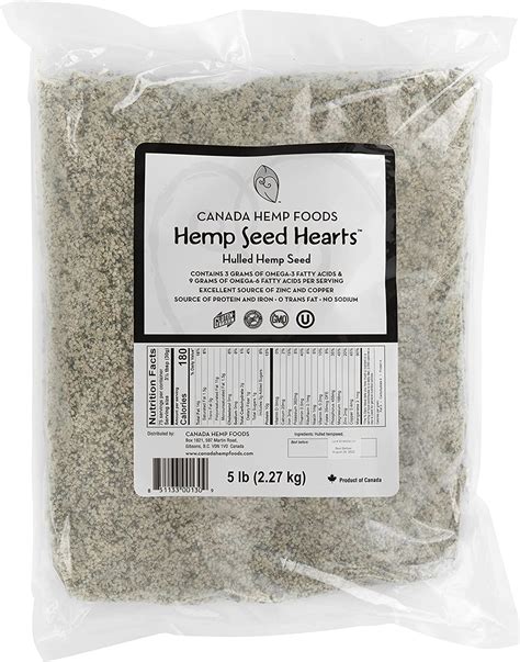 Canada Hemp Foods Hemp Seed Hearts Protein And Omega Superfood For