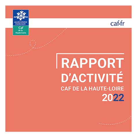 Rapport D Activit Bienvenue Sur Caf Fr