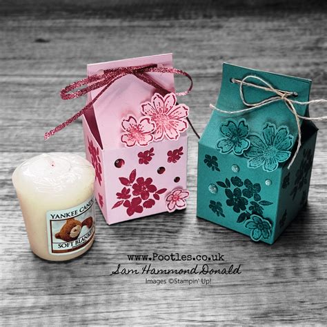 DIY Handmade Candle Gift Box Tutorial | Stampin' Up! UK #1 Demonstrator ...